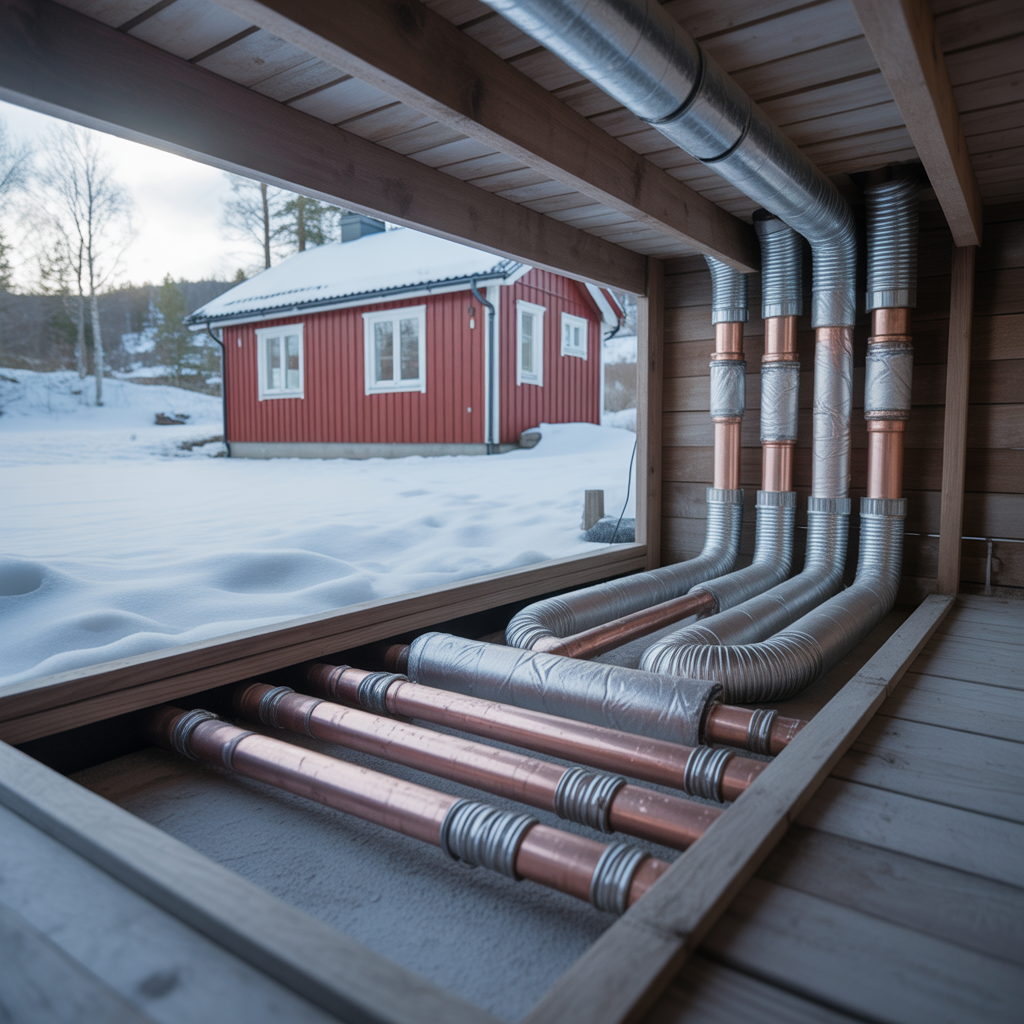 frostskydd av vattenror i fritidshus praktisk guide